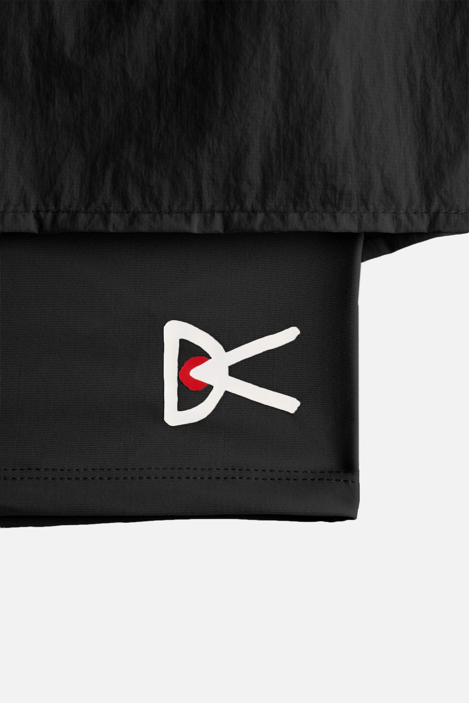 Ripstop Layered Trail Shorts, Black · Men