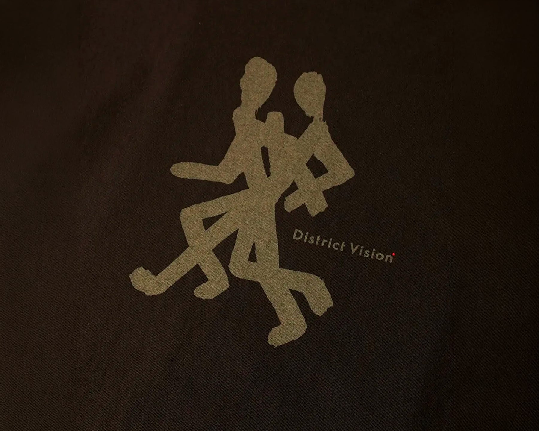 District Vision - California Cotton Tee Runners Deep Brown