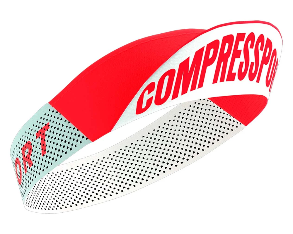 Visera deportiva Compressport Pro Racing Fluo Red Unisex