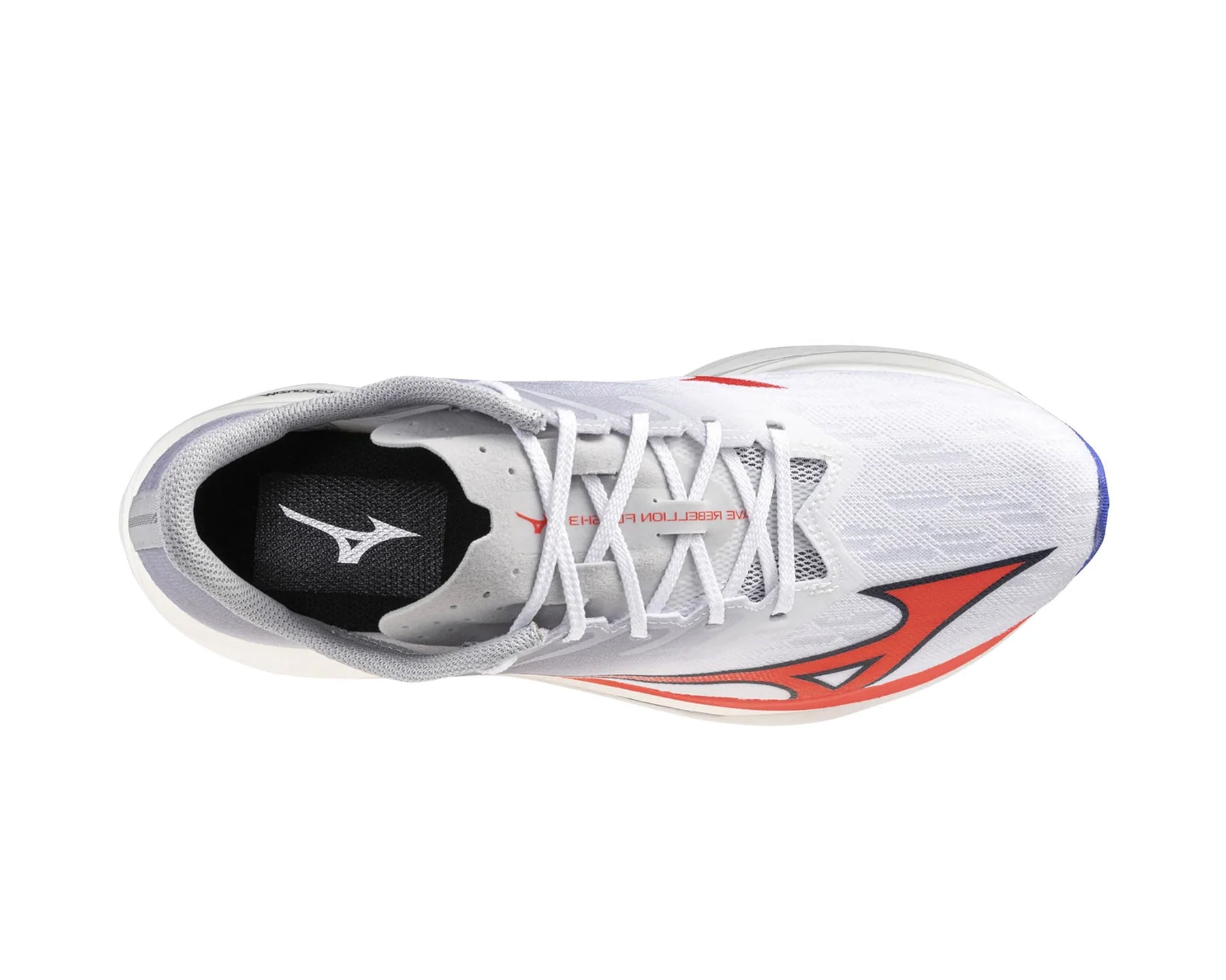 Mizuno Wave Rebellion Flash 3 White Fiery - Men's