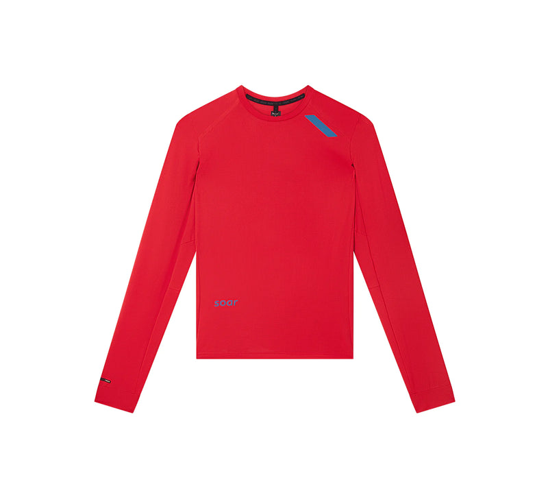 Copy of Long Sleeve Tech T Red · Mujer