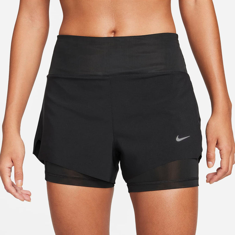 Nike Dri-FIT Swift Mid-Rise 3" 2-in-1 Running Shorts with Pockets · Mujer