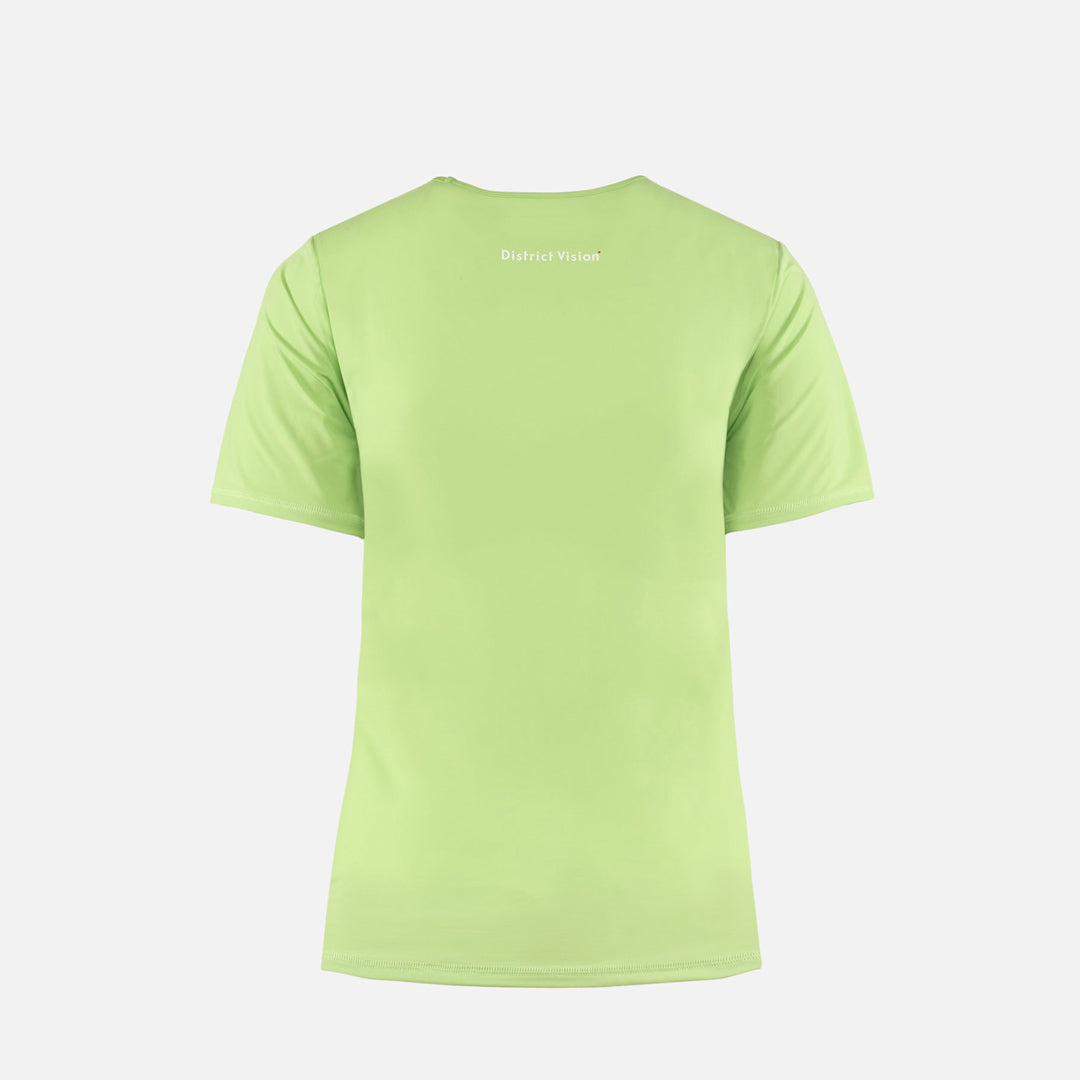 Paneled Short Sleeve, Melon  · Mujer