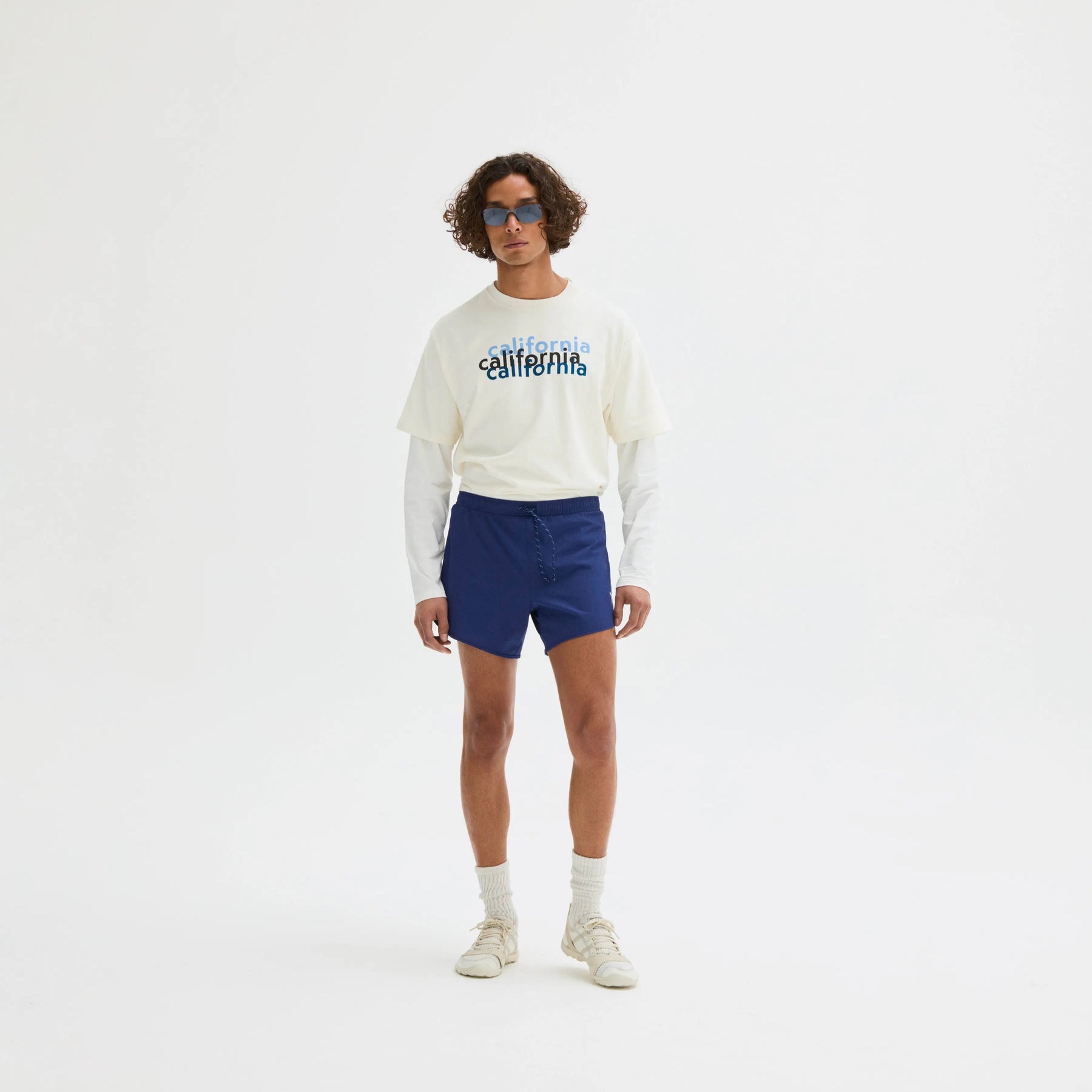 District Vision 5in Training Shorts Cobalt - Hombre