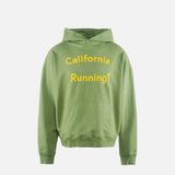 District Vision California Cotton Hoodie Green California - Unisex