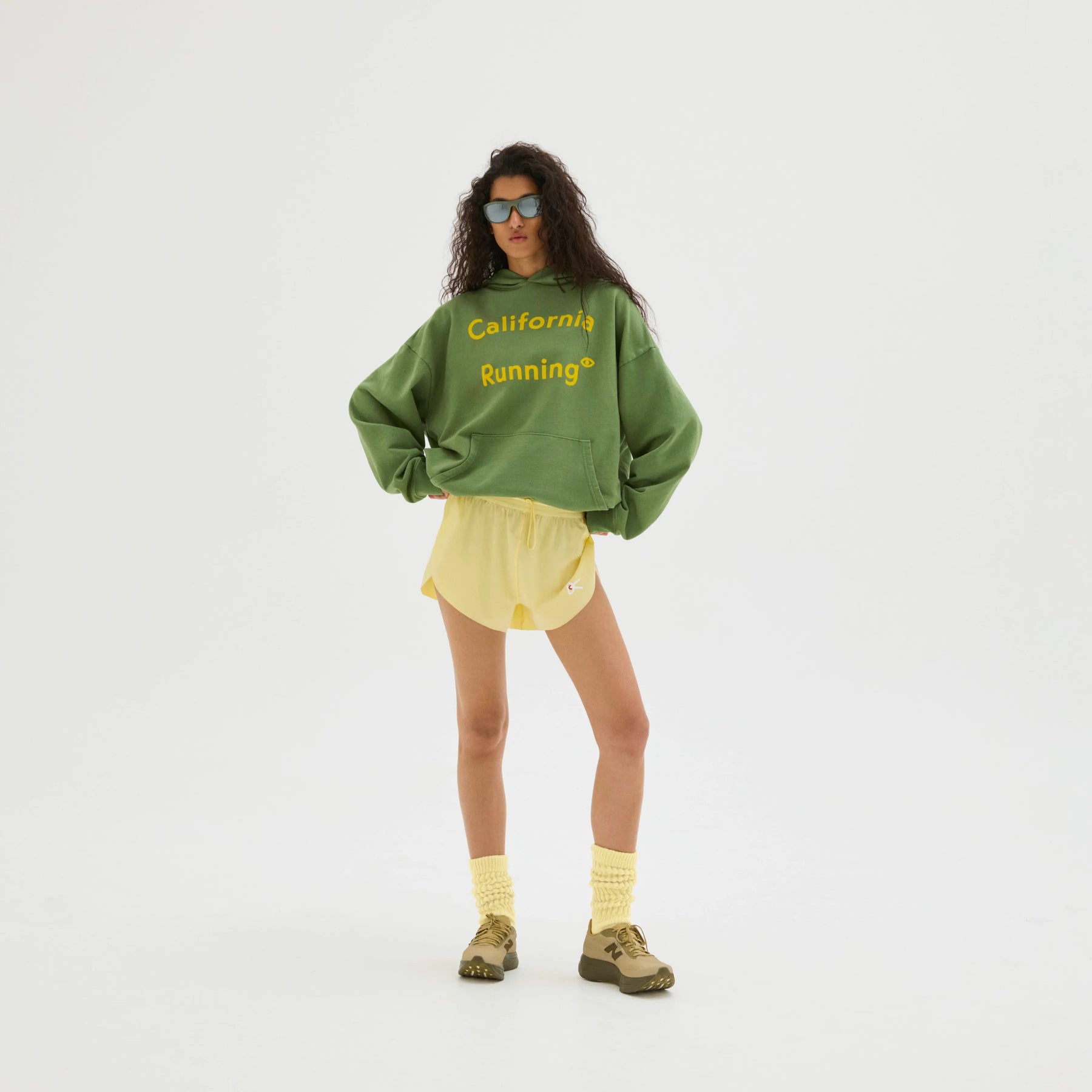District Vision California Cotton Hoodie Green California - Unisex
