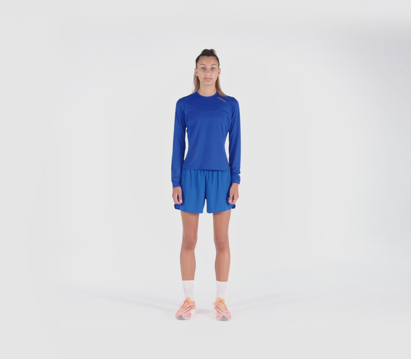 Run Shorts Blue · Mujer