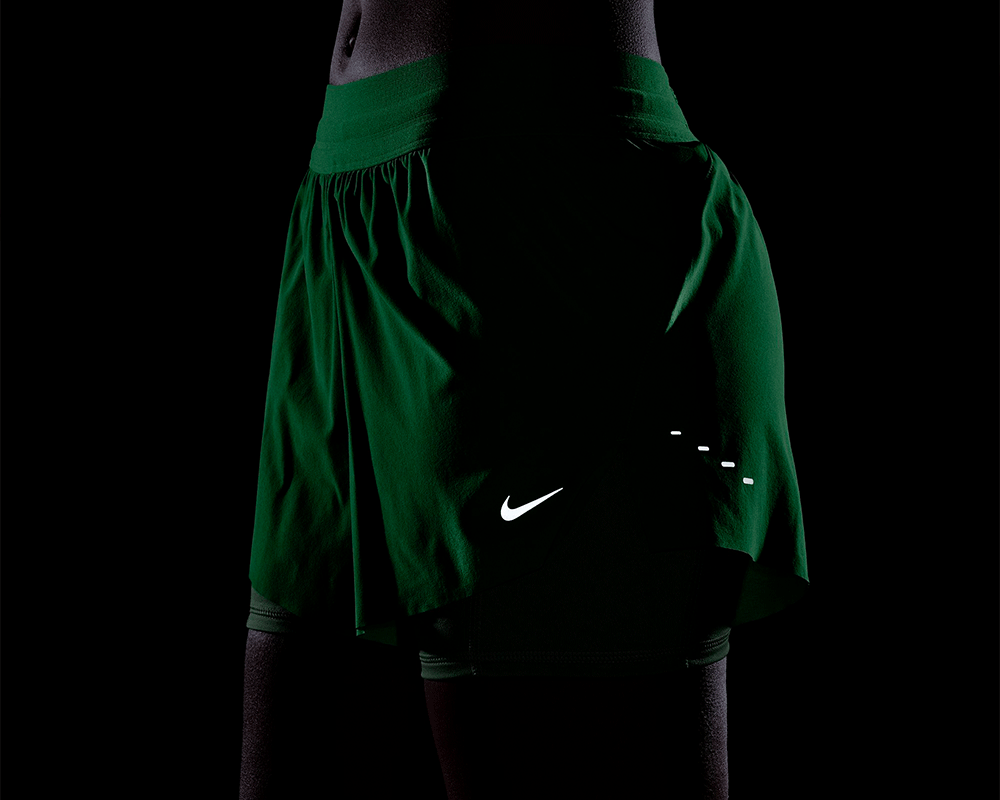 Shorts de correr Nike Dri-FIT 2-1 Mujer