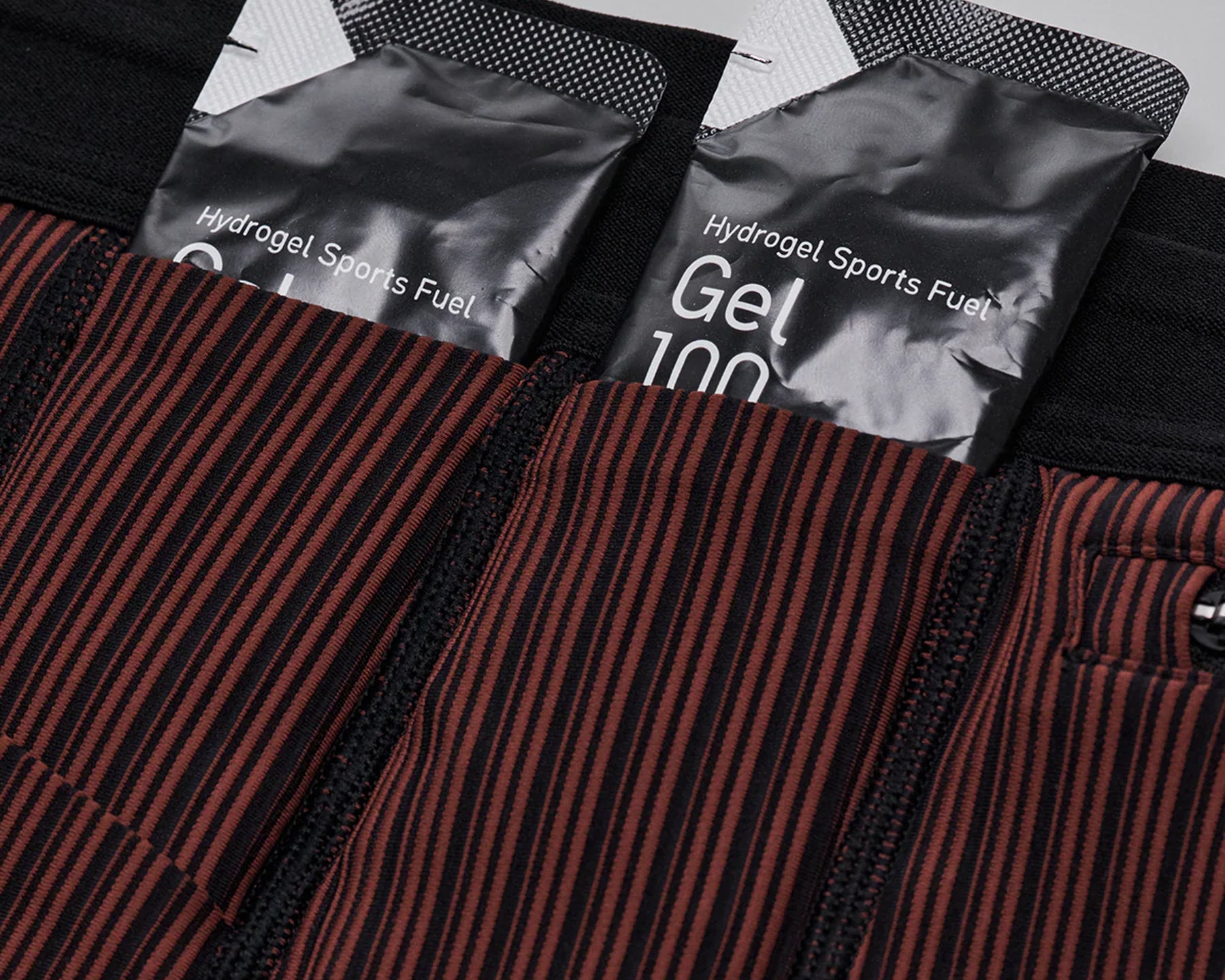 Bandit Striped Cadence™ 5" Compression Shorts Mahogany/Black - Women's