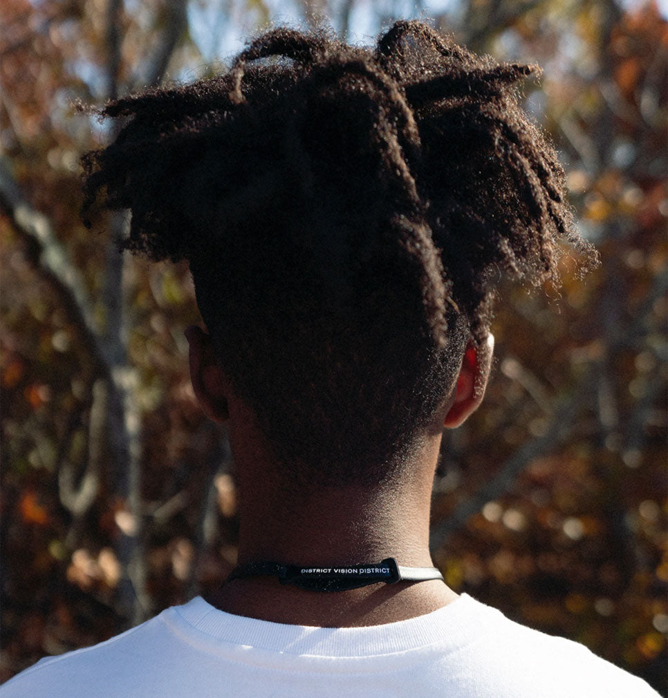 District Vision Adjustable Eyewear Strap Black